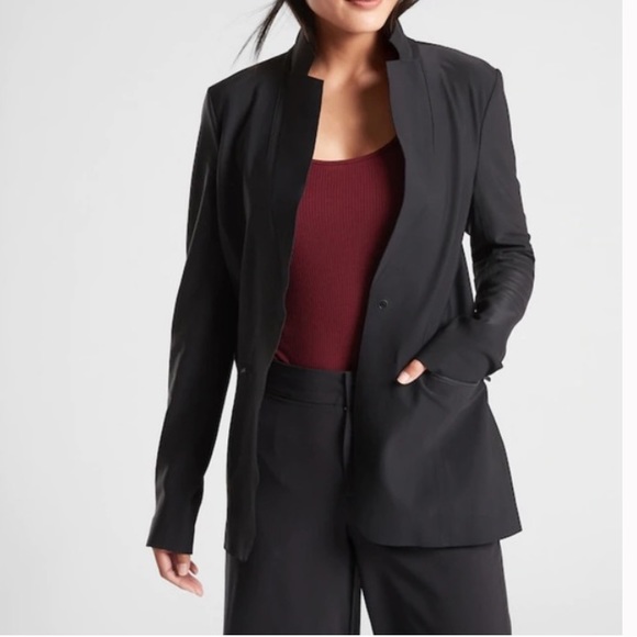Athleta Jackets & Blazers - Athleta Interstellar Blazer 486226 Black Size 4